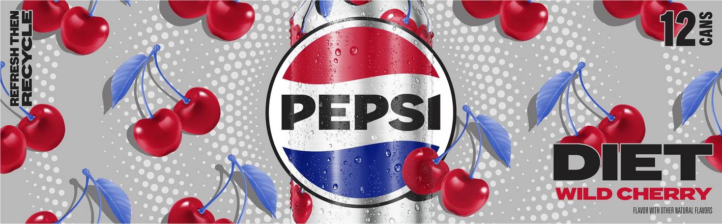 Pepsi Diet Soda (12 ct, 12 fl oz) (wild cherry)