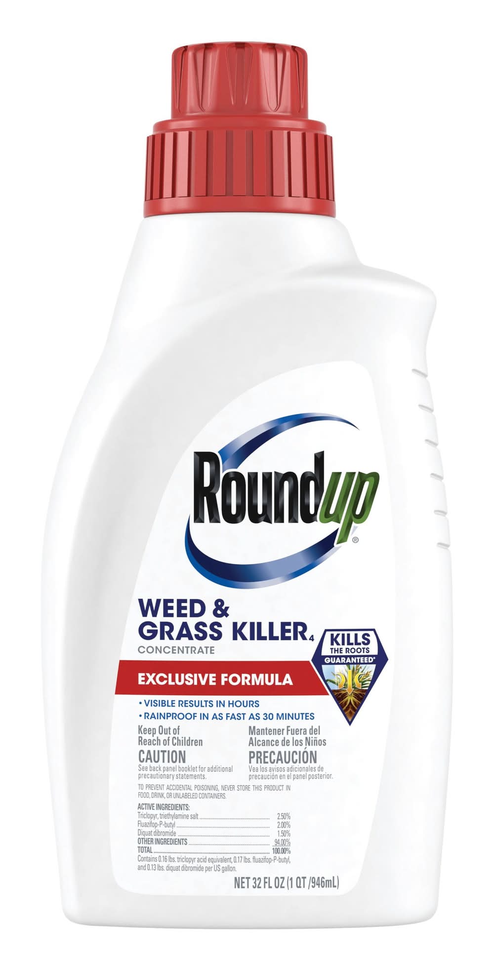 Roundup Weed Grass Killer4 32 -fl oz Concentrate Weed and Grass Killer