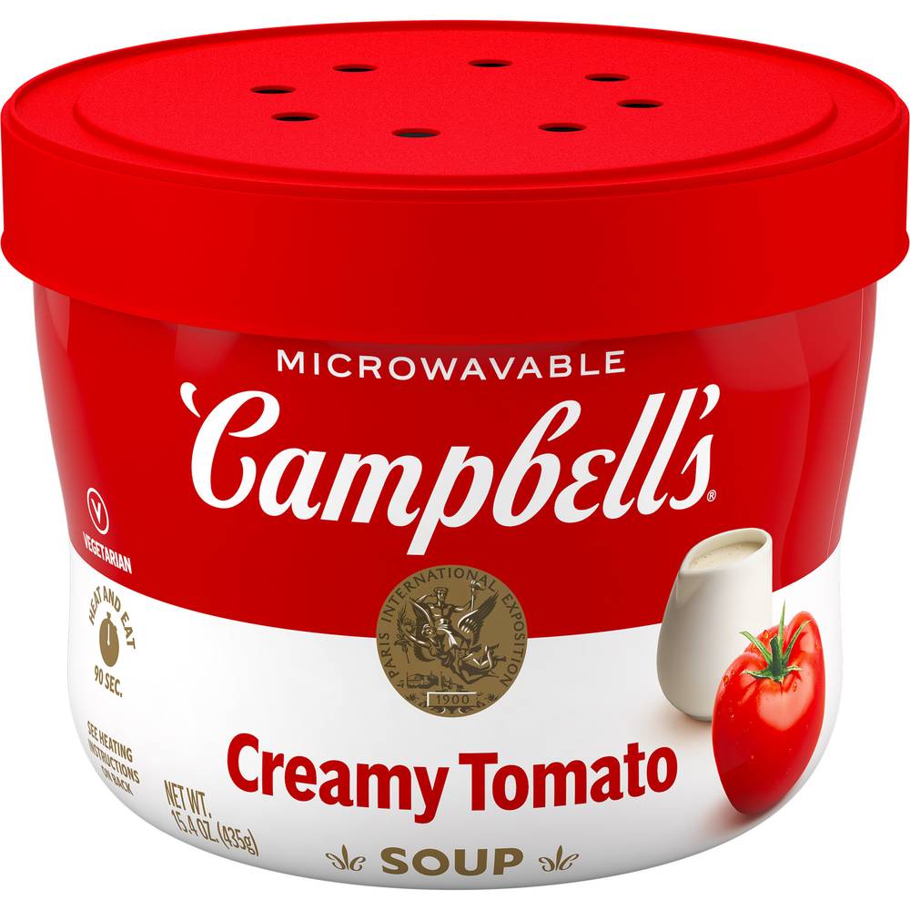 Campbell's Creamy Microwavable Tomato Soup (15.4 oz)