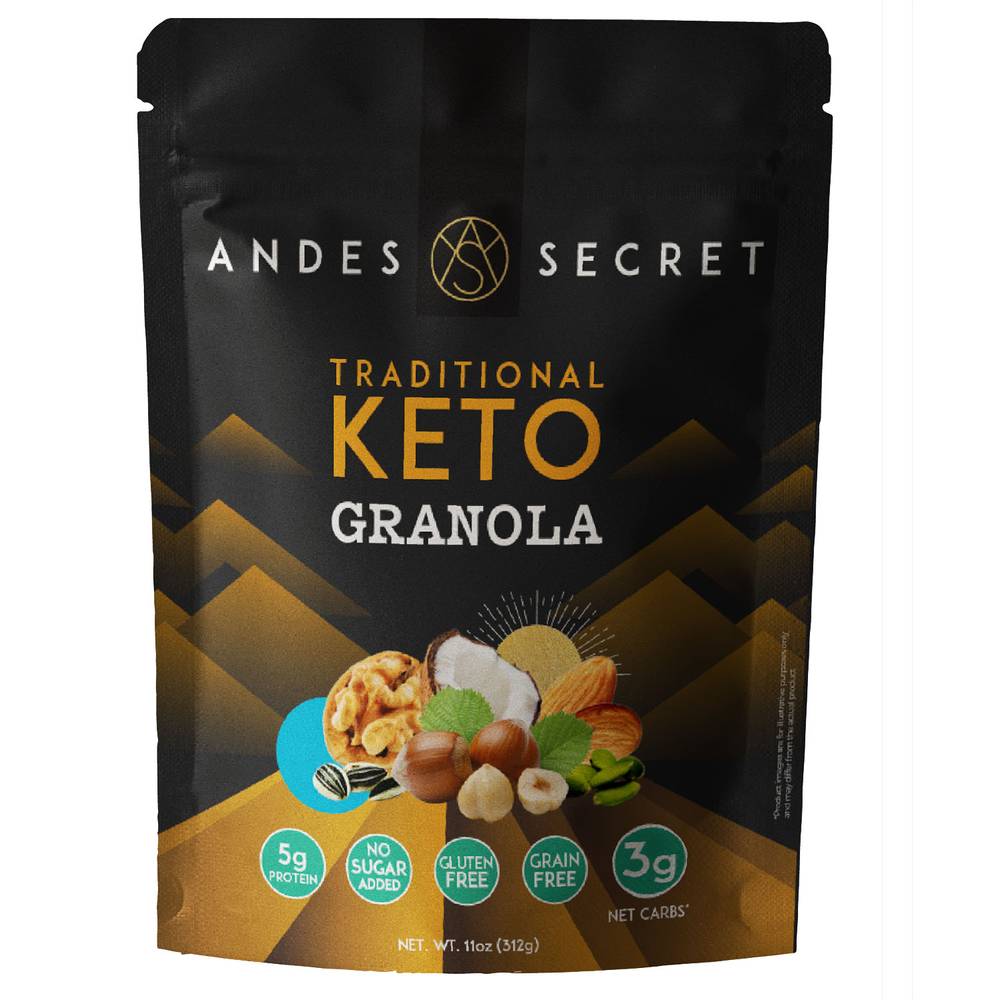 Andes secret granola keto tradicional (doypack 312 g)