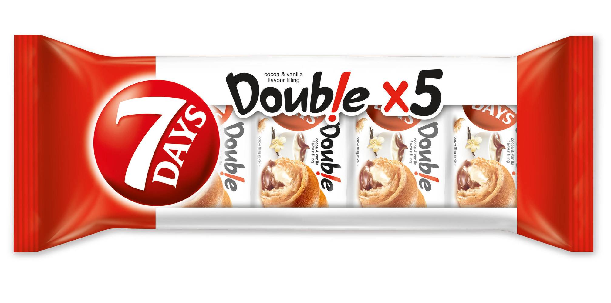 7 Days Double Max Croissants (cocoa-vanilla )