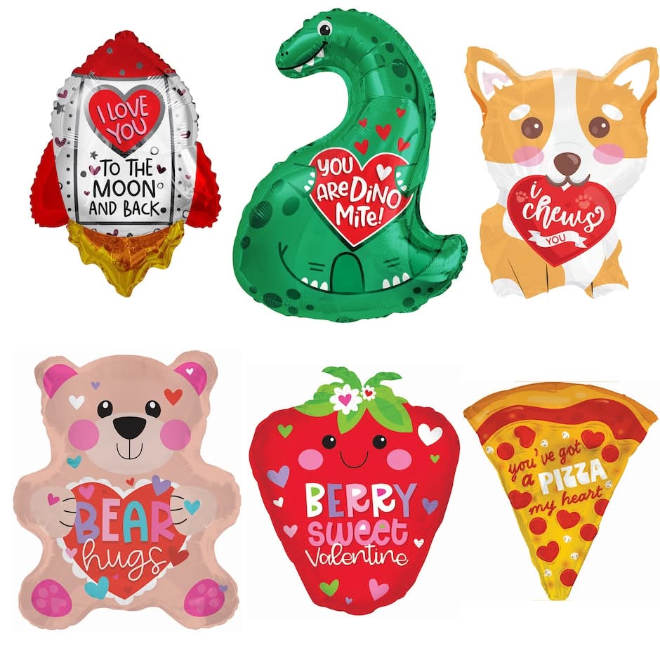 Fun-Shaped Valentine's Day Balloon