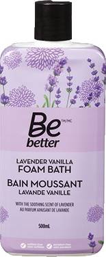 Be Better Foam Bath, Lavender-Vanilla (500 ml)