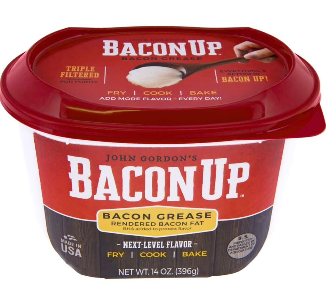 Bacon Up John Gordon'S Bacon Grease 14 Oz Tub
