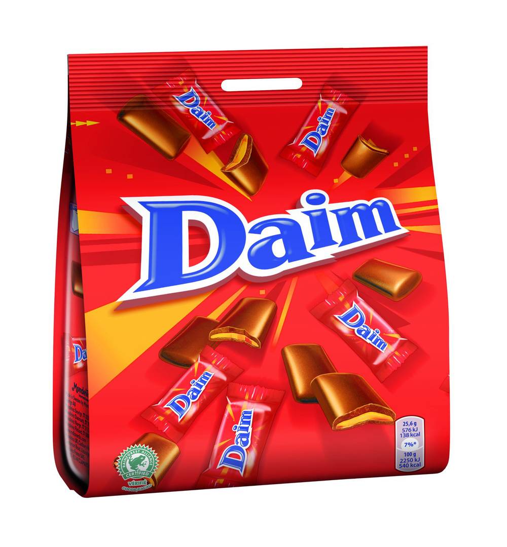 Daim - Chocolat au lait fourré au caramel croquant (200g)