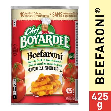 Chef Boyardee Beefaroni Pasta and Beef in Tomato Sauce (425 g)