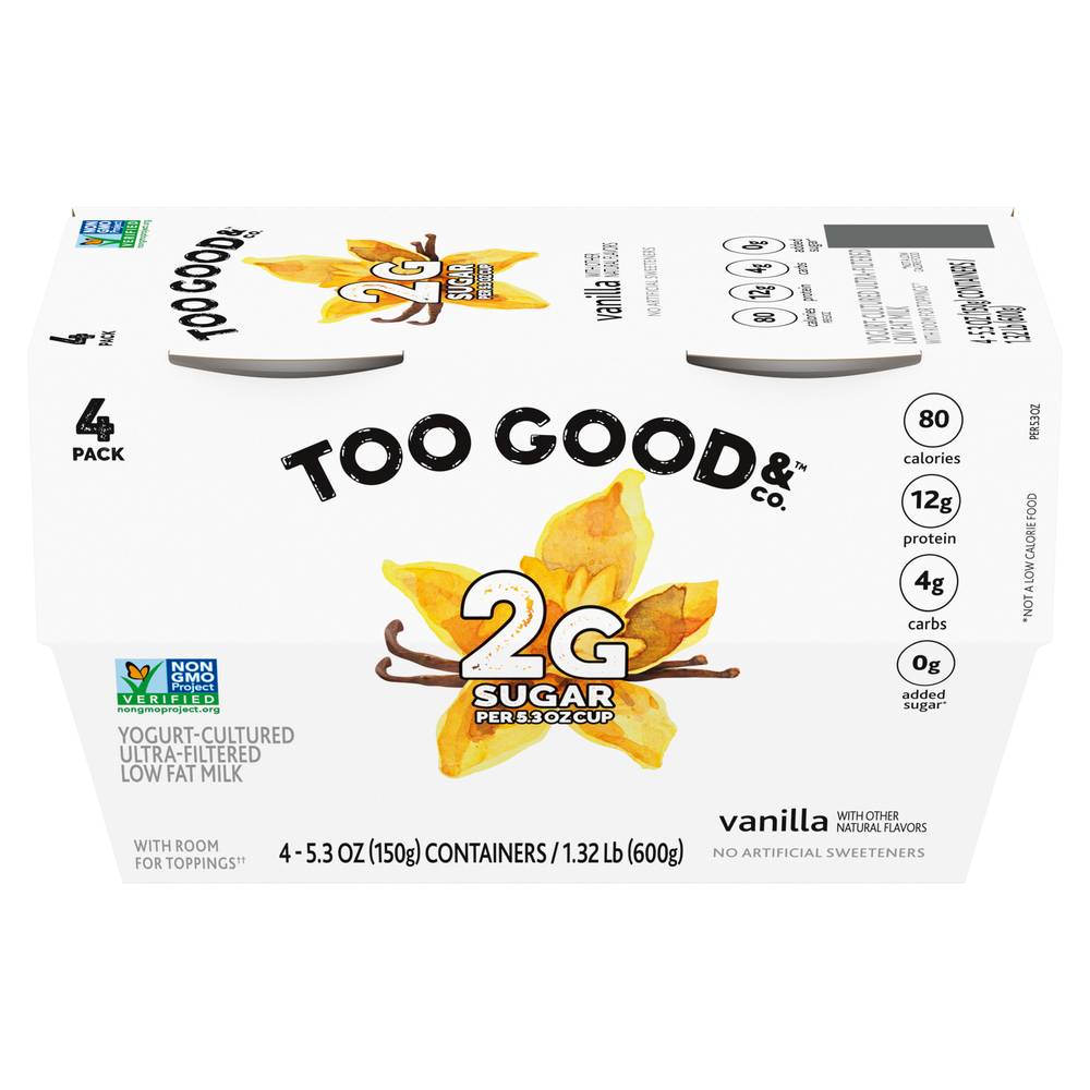 Two Good Lowfat Vanilla Greek Yogurt (1.32 lbs)