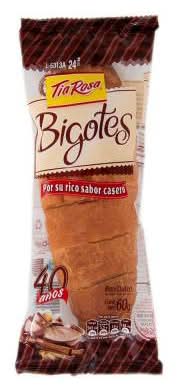 Bigotes · Pan dulce relleno (60 g)