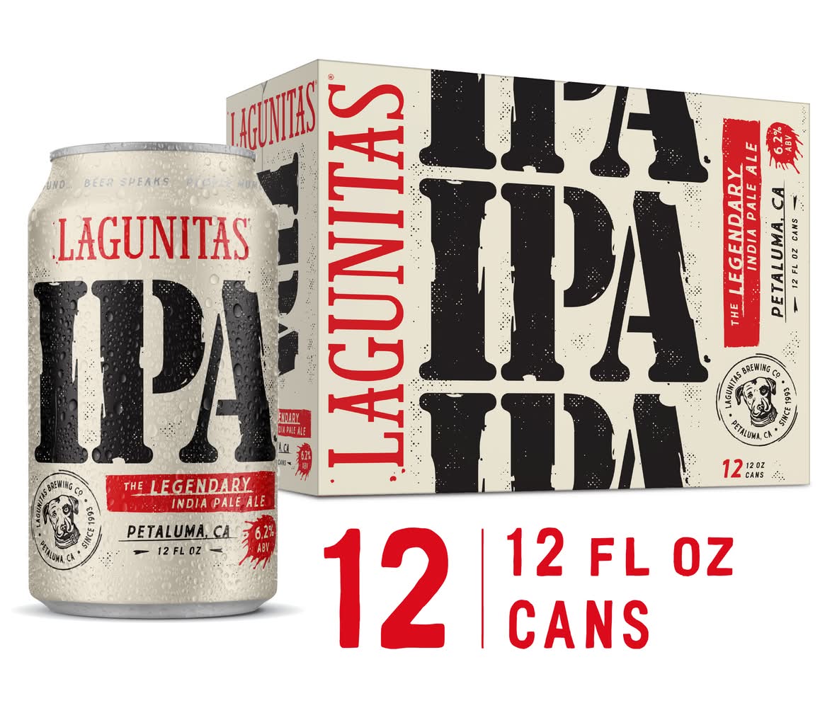 Lagunitas The Legendary India Ipa Ale Beer (12 x 12 fl oz)