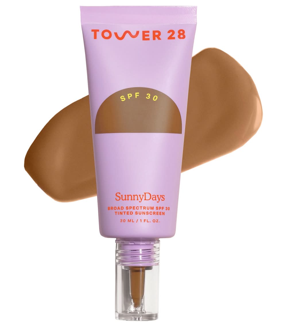 Tower 28 Beauty SunnyDays SPF 30 Tinted Sunscreen Foundation 50 Sunset