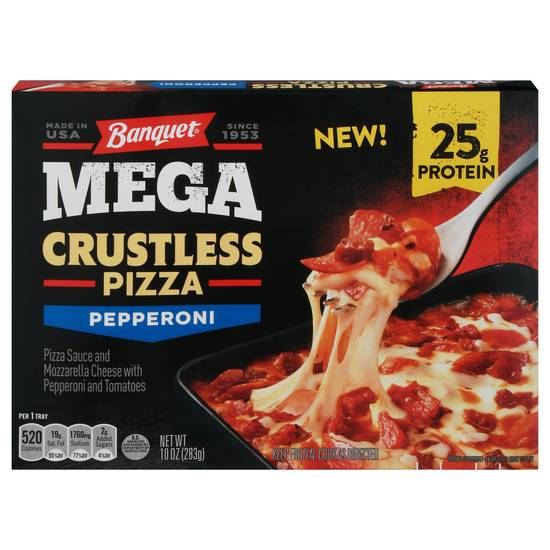 Banquet Mega Crustless Pepperoni Pizza