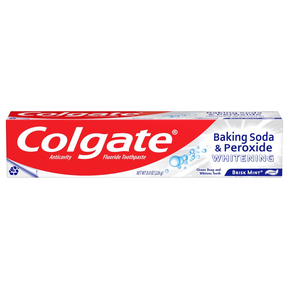 Colgate Baking Soda & Peroxide Whitening Brisk Mint Toothpaste