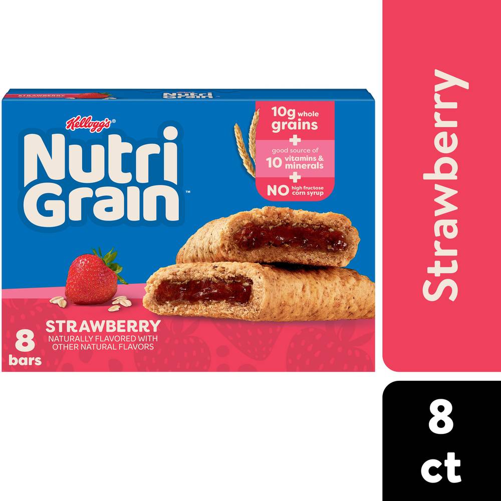 Nutri-Grain Strawberry Soft Baked Breakfast Bars (10.4 oz)