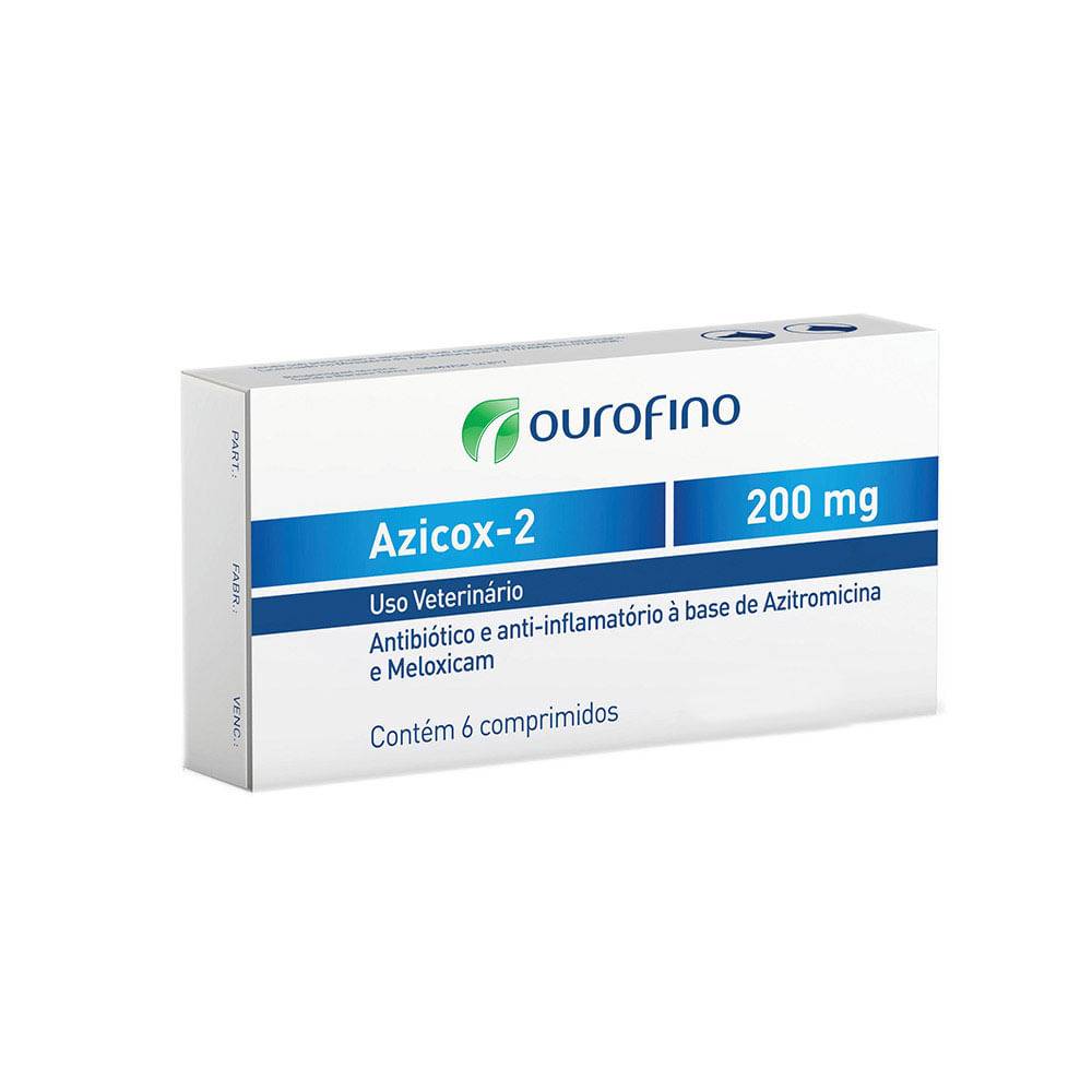 Ouro fino azicox-2 200mg (6 comprimidos)