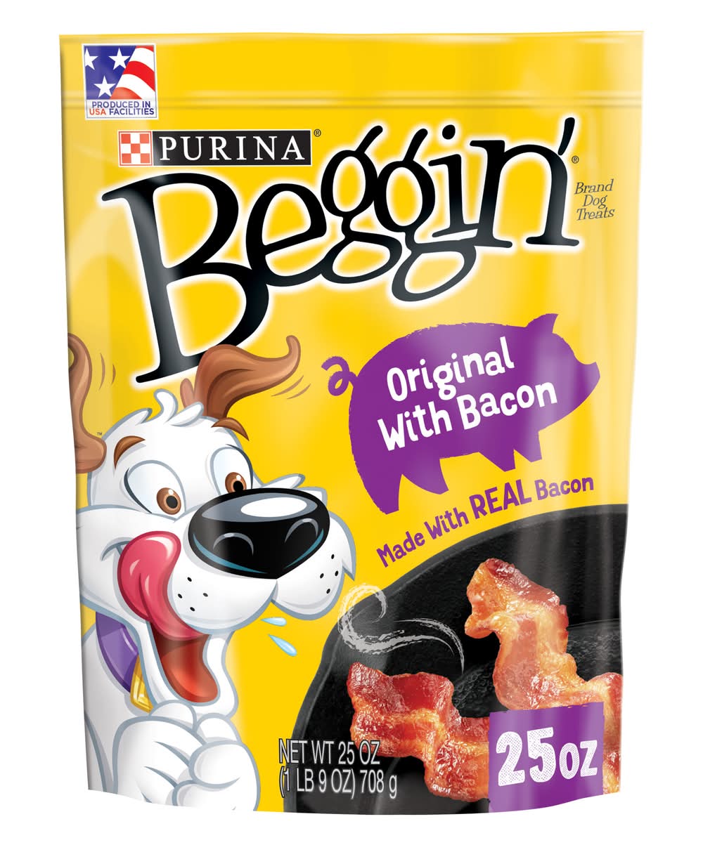 Purina Beggin' Dog Treats, Original With Bacon (25 oz)