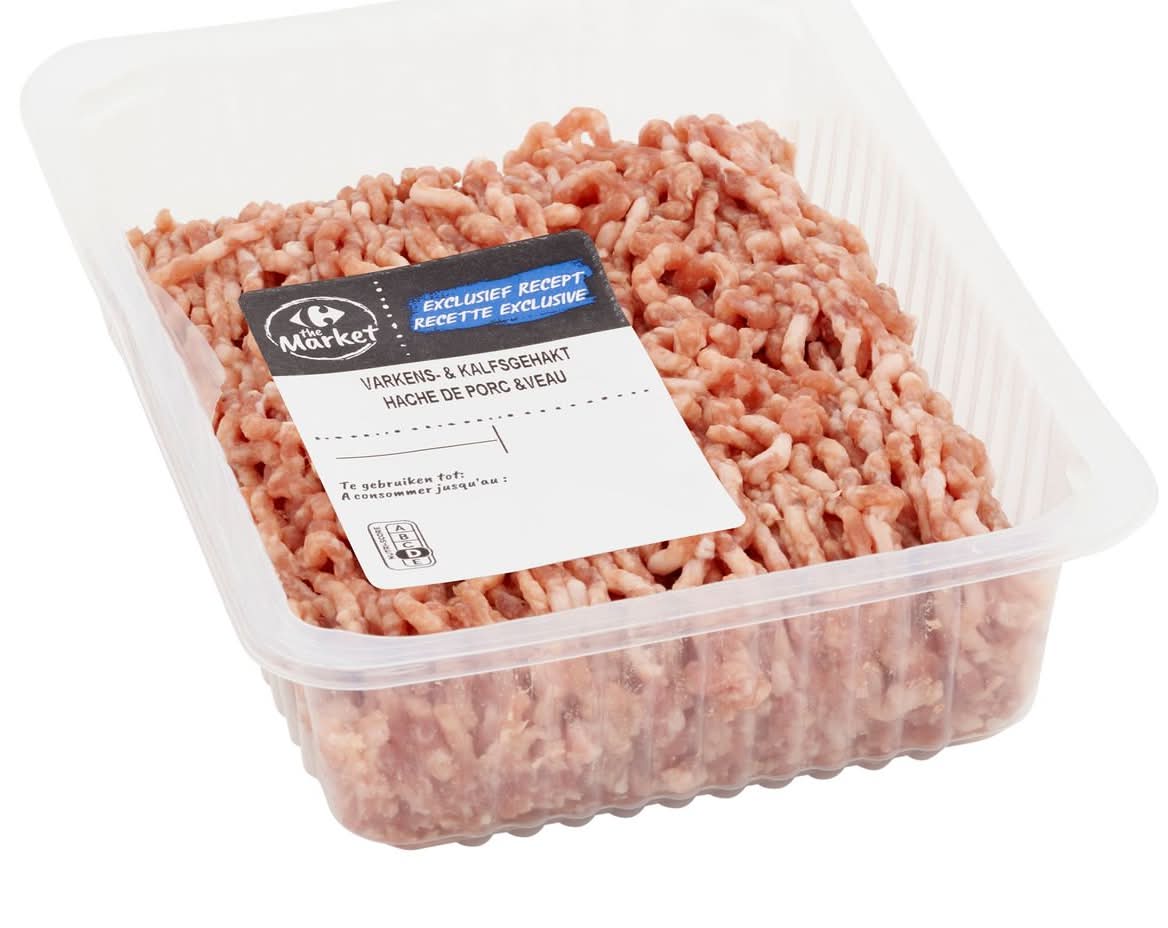 Carrefour Varkens & Kalfsgehakt +/-500g