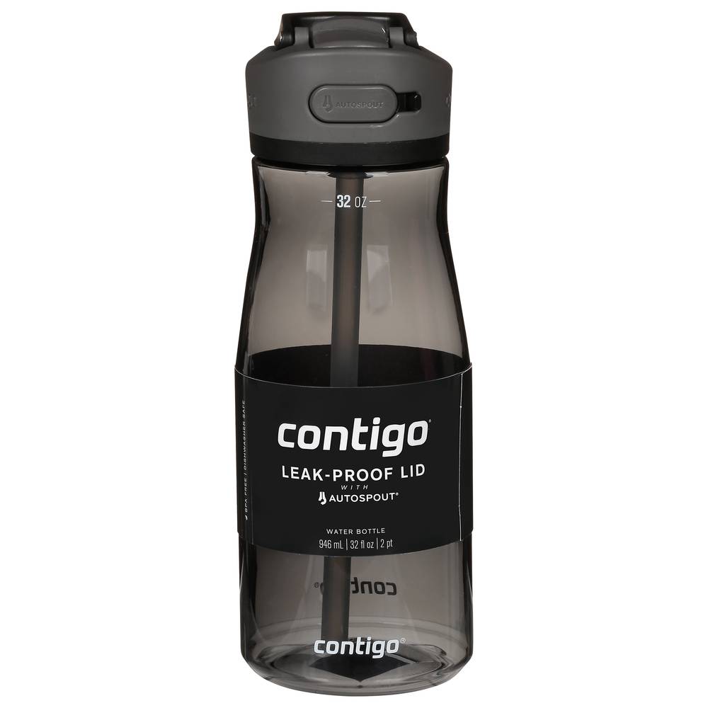 Contigo 32 Ounces Licorice Ashland 2.0 Leak-Proof Lid With Autospout Water Bottle