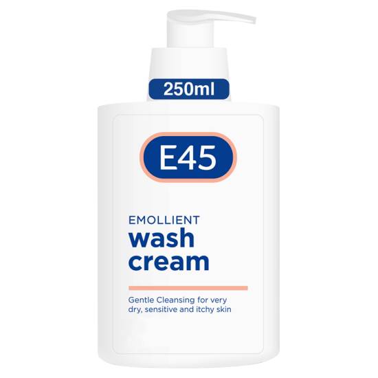 E45 Emollient Wash Cream (250ml)