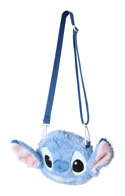 Bolso Crossbody  100% Poliéster Azul 23x20 cm     Stitch Disney