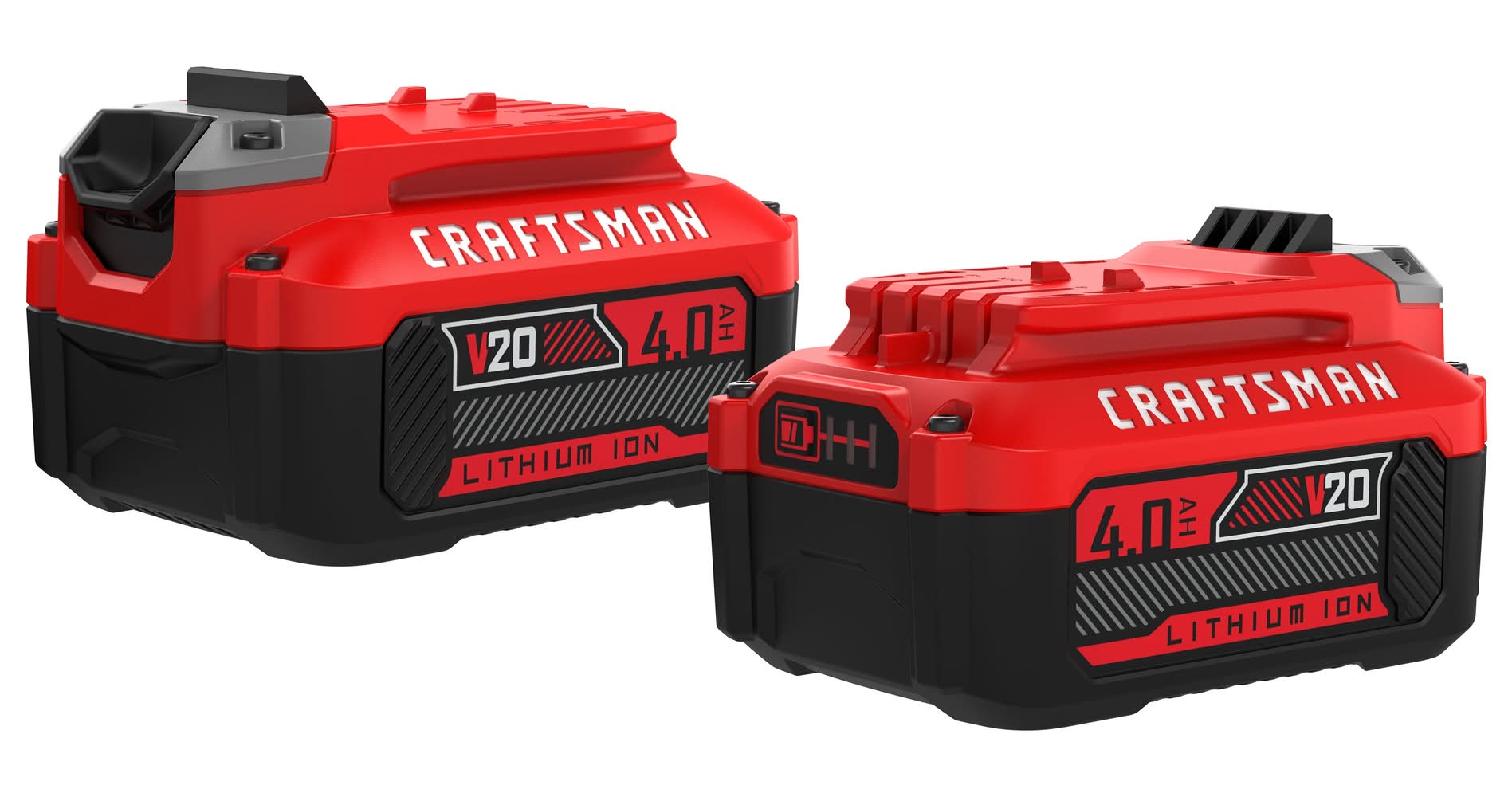 CRAFTSMAN V20 20 -Volt 2 -Pack Lithium-ion ( 4.0 Ah 4.0 Ah Battery )