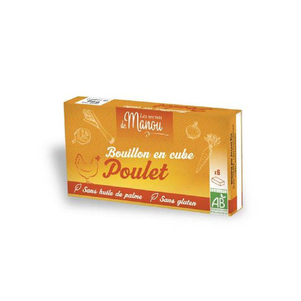 Les Secrets de Manou - Bouillon en cube poulet sans huile de palme (6)