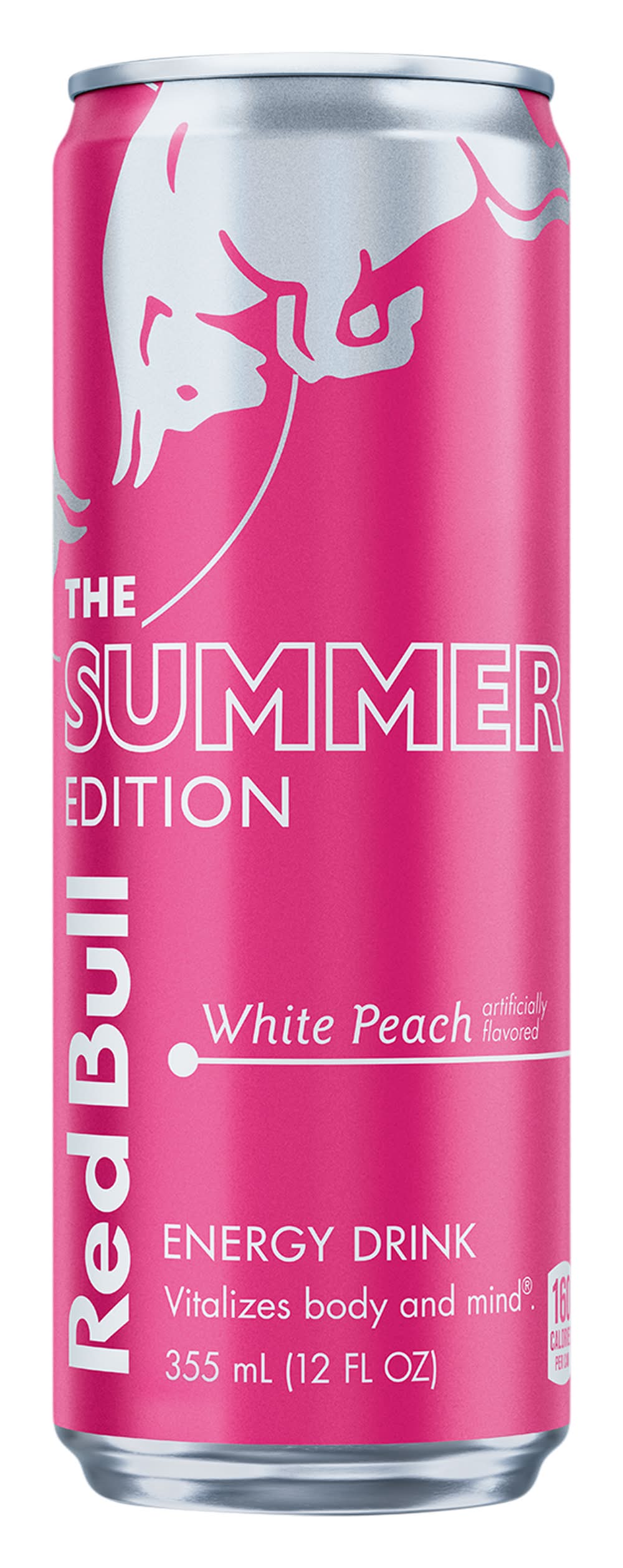 Red Bull Summer Edition White Peach Energy Drink 12oz