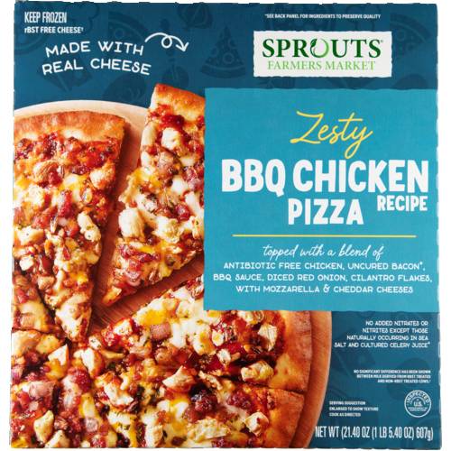 Sprouts BBQ Chicken Recipe Pizza