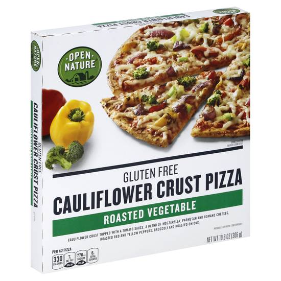 Open Nature Gluten Free Cauliflower Crust Vegetable Pizza (10.8 oz)