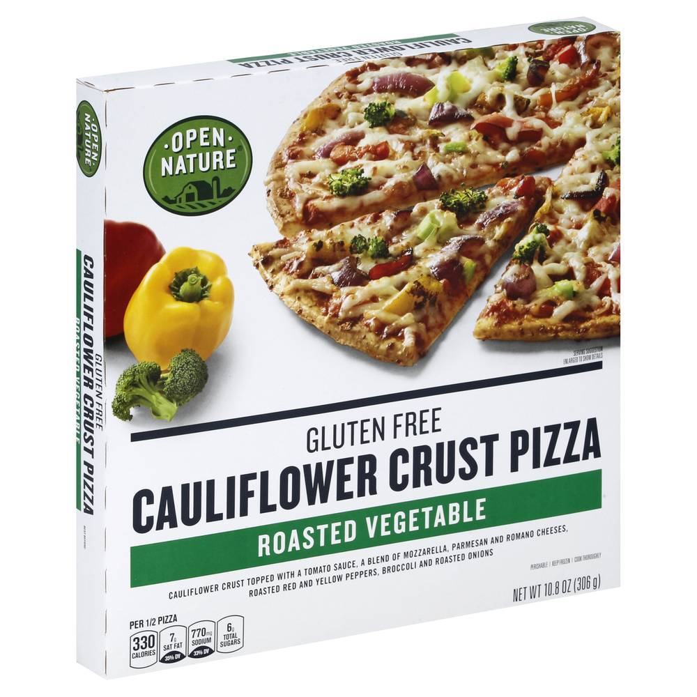 Open Nature Gluten Free Cauliflower Crust Vegetable Pizza (10.8 oz)