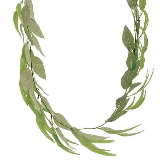 6Ft. Willow Eucalyptus Garland By Ashland