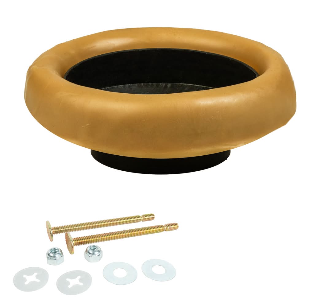 RELIABILT Reinforced 4.9-in Brown Wax Toilet wax ring with bolts