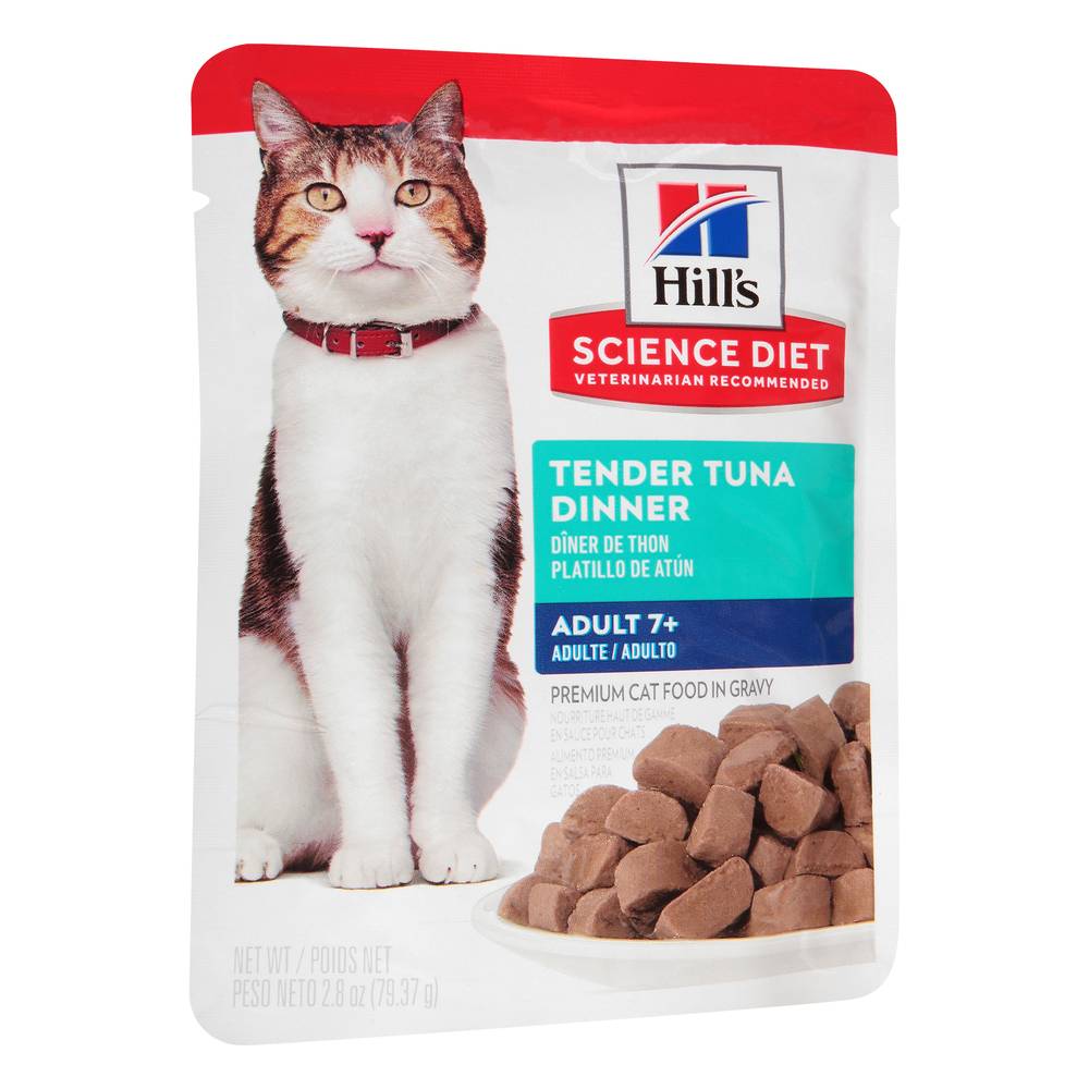 Hill's Science Diet Adult 7+ Tender Tuna Dinner Cat Food (2.8 oz)