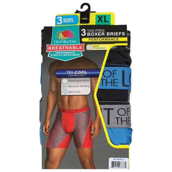 Fruit Of the Loom Mens Tag-Free Boxer Briefs (xl)