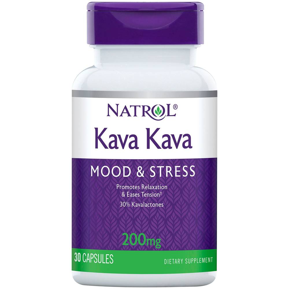Natrol Kava Kava Herbal Extract Mood & Stress Promotes Relaxation 200mg