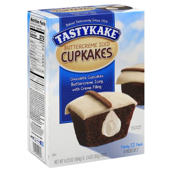 Tastykake Buttercreme Iced Cupkakes (12 ct)