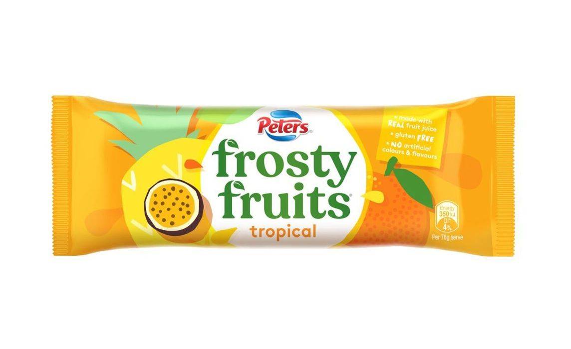 Peters Frosty Fruits Tropical Ice Block 75mL