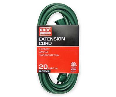 ECO plugs Outdoor Extension Cord, 240 Inch