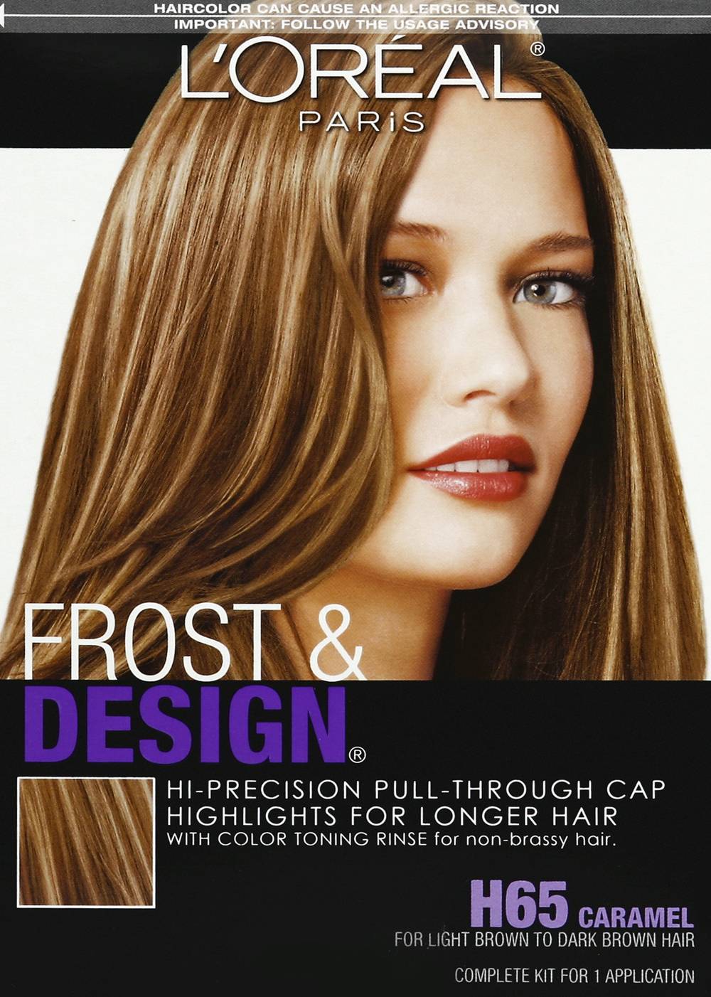 L'Oréal Hi-Precision Pull-Through Cap Caramel H65 Highlights For Longer Hair