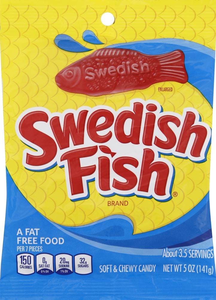 Swedish Fish Soft & Chewy Candy, Assorted (5 oz)