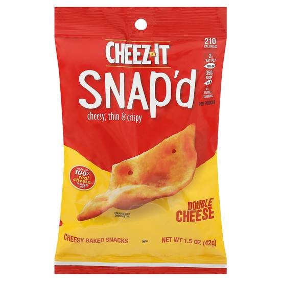 Cheez-It Snap'd Double Cheese Crackers (1.5 oz)
