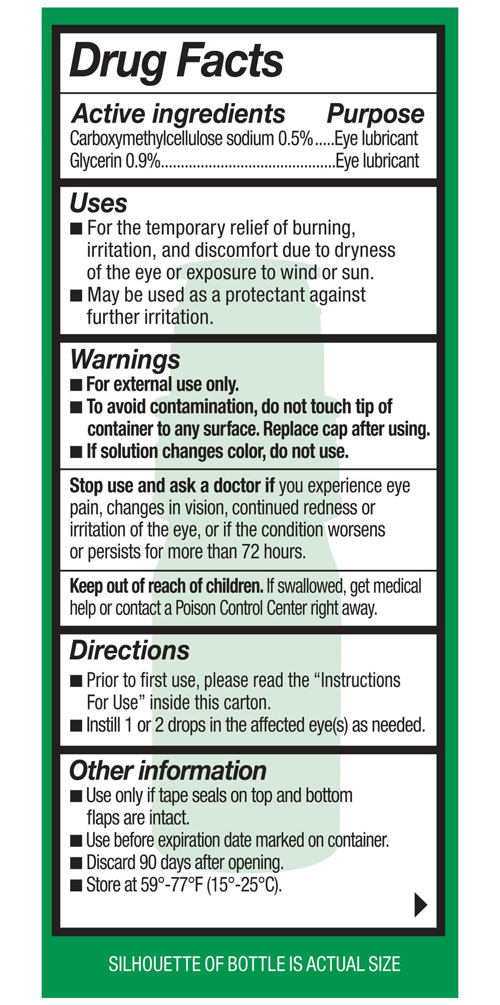 Refresh Tears Preservative Free Tears Lubricant Eye Drops (0.33 fl oz)   Personal Care You Can Rely on Every Day | Eye Drops & Lubricants | Uber Eats