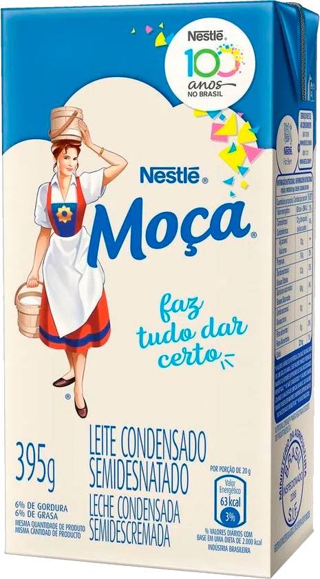 Nestlé leite condensado moça semidesnatado (395 g)