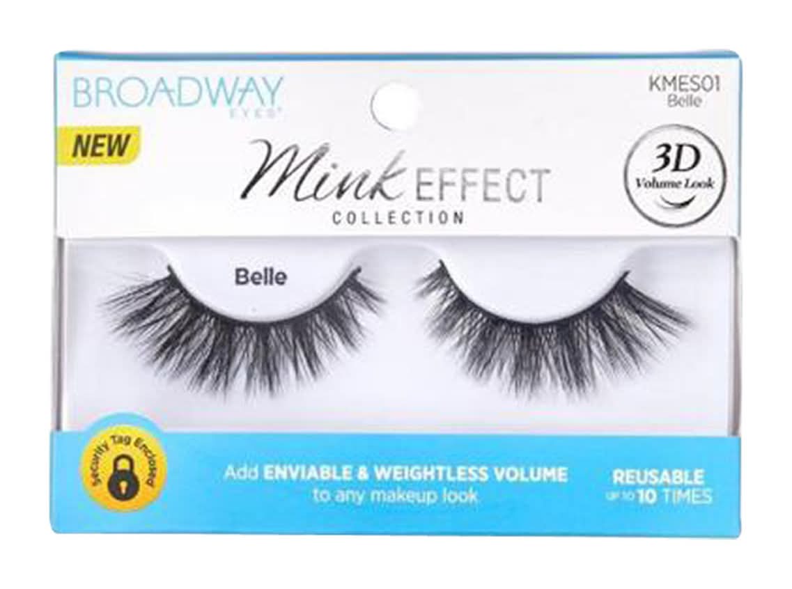 Broadway 3D Eyes Belle Mink Effect Collection False Eyelashes Kmes01