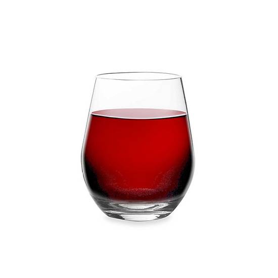 Tritan™ Shatterproof Clear Stemless Red Wine Glass