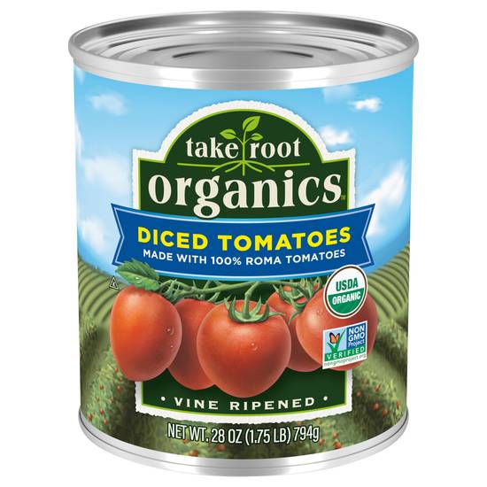 Take Root Organics Vine Ripened Diced Tomatoes