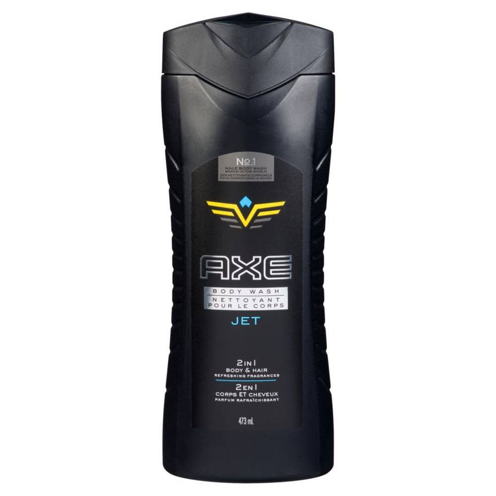 Axe jet 2 en 1 (473ml) - jet 2 in 1 body & hair body wash (473 ml)