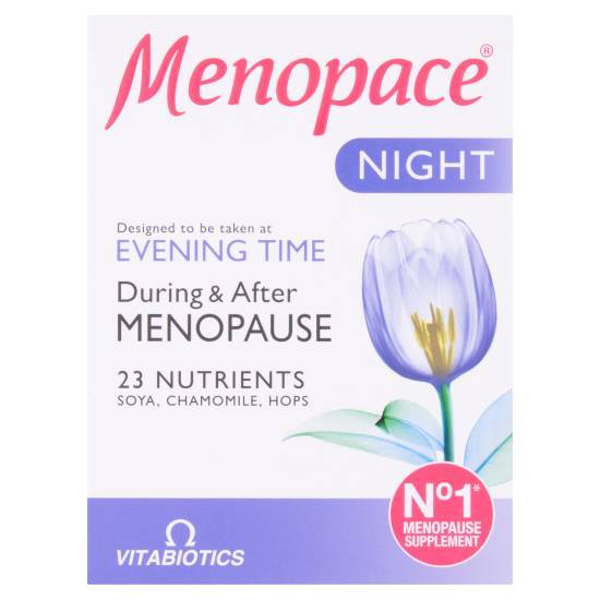 Vitabiotics Menopace Night Tablets (30 ct)