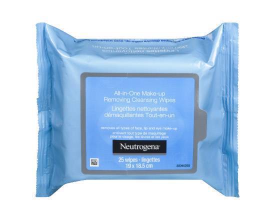 NEUTROGENA ALL IN ONE CLEANSING CLOTHS 25 PK