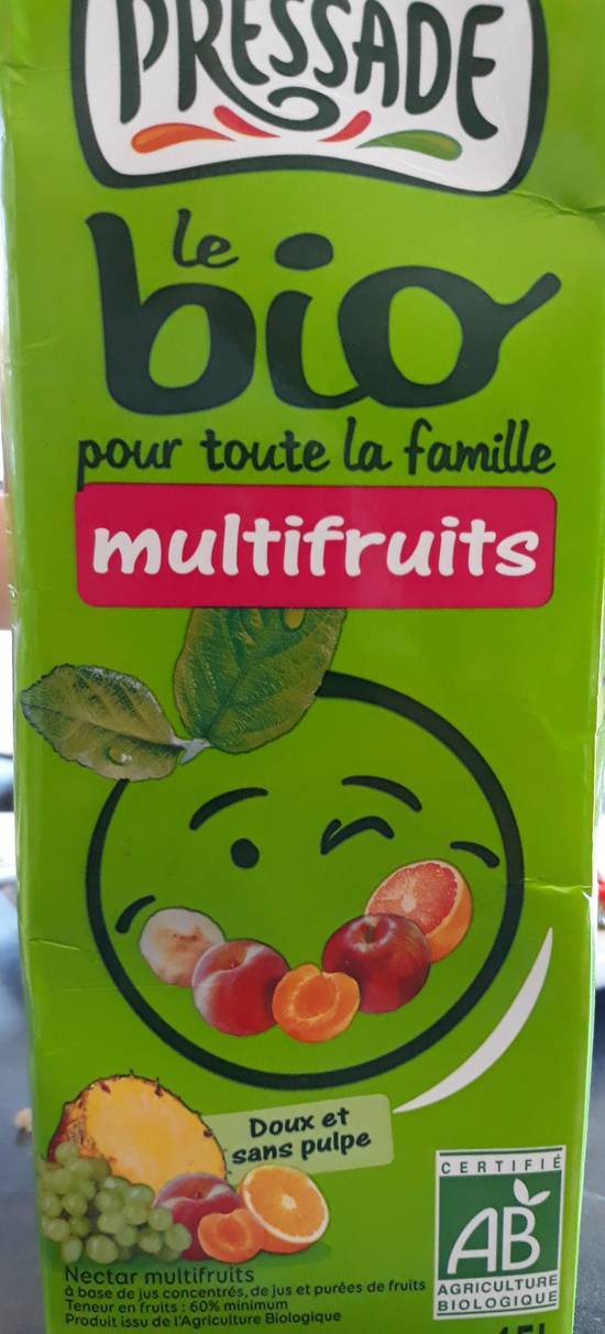 Pressade le bio pour toute la famille multifruits (1,5l)