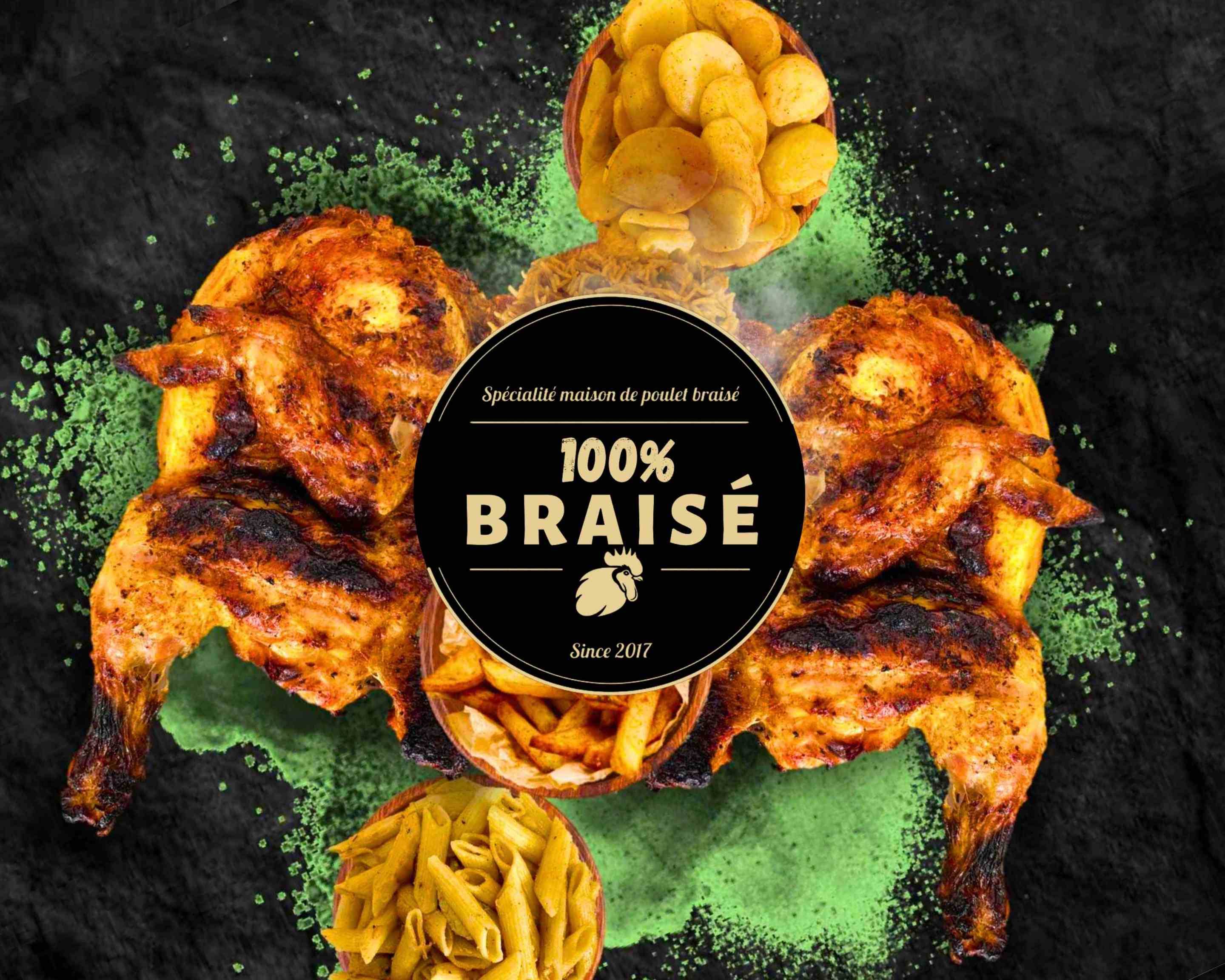 Livraison 100 BRAISÉ à Tours Menu et prix Uber Eats